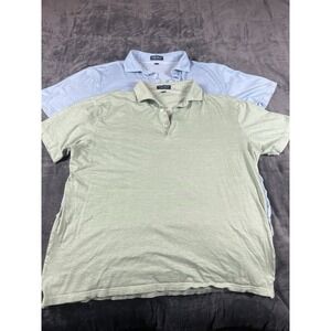 Peter Millar Light Blue and Light Green Polo Shirts